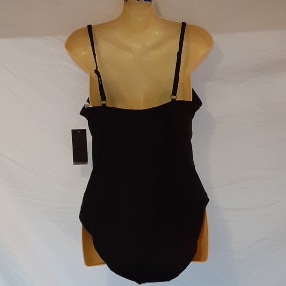 Kenneth Cole L Tummy Toner Caged One Piece … - Picture 7 of 8